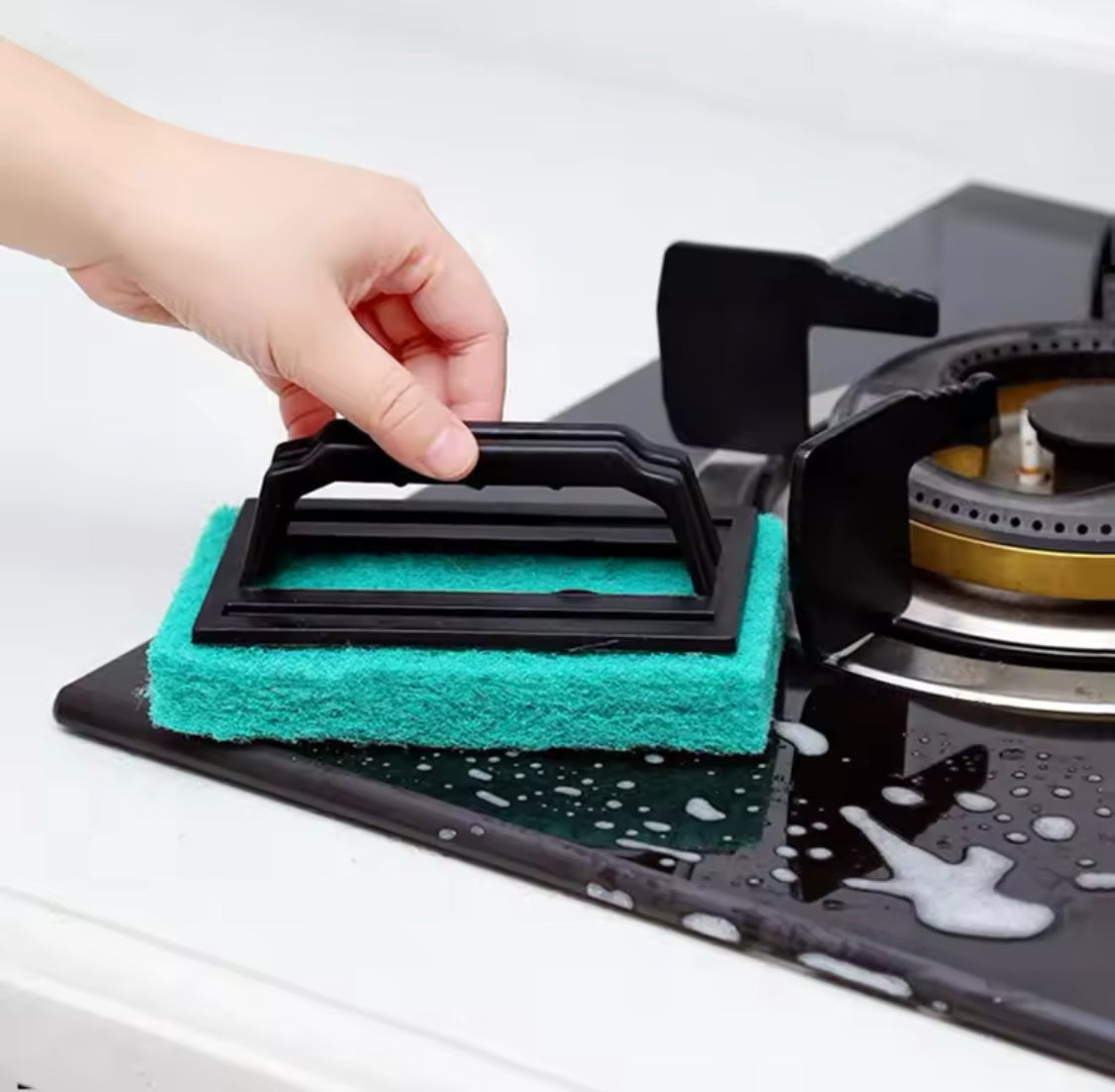 Kitchen Sink Cleaning Sponge With Handle, Wall Sponge Magic Wipe, Multipurpose Ultra Fine Fiber Cleaning Brush, Handheld Sponge Cleaning Brush Kitchen Sink Cleaning Sponge With Handle, Wall Sponge Magic Wipe, Multipurpose Ultra Fine Fiber Cleaning Brush, Handheld Sponge Cleaning Brush
